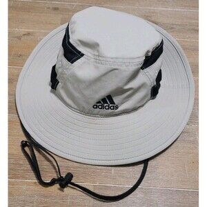 Adidas Victory III Men's UPF 50 Sun Beige Tan  Bucket Cap Hat Boonie Size  L/XL
